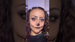 skullmakeup halloweenmakeuplook [upl. by Ayiotal]