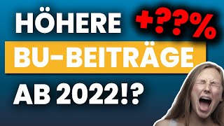 DARUM wird deine Berufsunfähigkeitsversicherung ab 2022 teurer UPDATE  BUVersicherung 2022 [upl. by Ennaylil630]