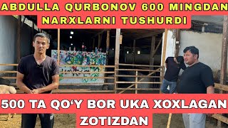 ABDULLA QURBONOV BOZORNI SINDIRDI NARXLARNI TUSHURVORDI [upl. by Lekram]