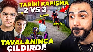 BARIŞ G VS SASUKE EMİR ÇILDIRTMALI 2 VS 2 ATTIK 😂 EMİRİ HİÇ BÖYLE GÖRMEDİNİZ  PUBG MOBILE [upl. by Libnah]