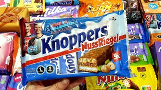 Knoppers Nussriegel Chocolates Unwrapping [upl. by Sakram]