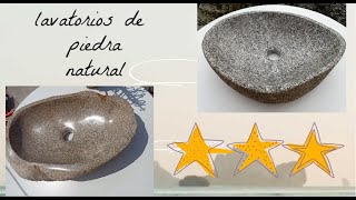 😍 LAVADEROS de PIEDRA natural GRANITO y piedra DE RIO 🥇♻️ [upl. by Sessler]