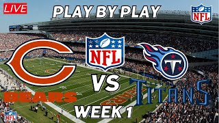 NFL FOOTBALL CHICAGO BEARS VS TENNESSEE TITANS [upl. by Blackwell]