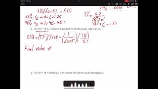 Exercise 7 Finding the transfer function and the corresponding time constant of first order system [upl. by Secnarfyram167]