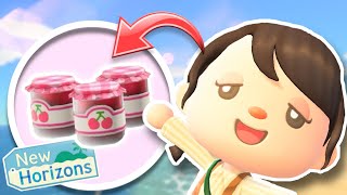 JAM JARS the CUTEST recipe in New Horizons 20  ACNH shorts [upl. by Theodosia295]