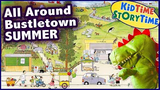 All Around Bustletown SUMMER ☀️ Wordless Picture Book for Kids [upl. by Gardia187]