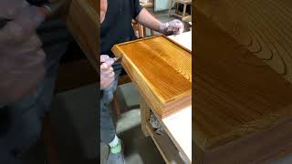 Traditional Lacquering of a Zelkova Wood Tray [upl. by Hoyt]