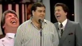 Faustão faz Silvio Santos mijar de rir em sua primeira vez em Show de Calouros [upl. by Allemahs998]