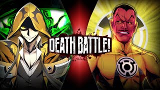 Fan Made Death Battle Trailer Yuuki TerumI VS Sinestro Blazblue VS DC [upl. by Janeczka30]