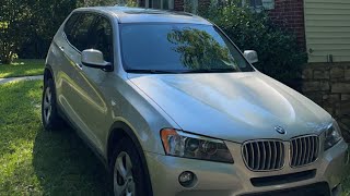 2012 BMW X3 28i Oil Change location points tools needed [upl. by Letsyrc719]