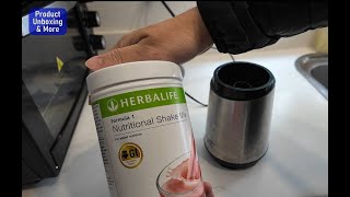 Herbalife Formula 1 Nutritional Shake preparation demo [upl. by Nihsfa]