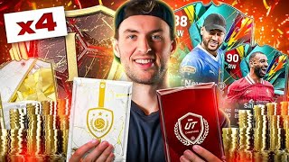 INSANE ICON PACKED 4 x Rank 1 Champs Rewards [upl. by Sly]