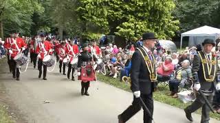 Lisburn Young Defenders flute band  Scarva 2024 [upl. by Florri]