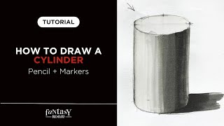 Quick Cylinder Drawing Tutorial  Easy stepbystep guide [upl. by Anwahsal143]