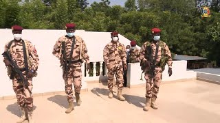 SÉCURITÉ  Visite du PCMT Mahamat Idriss Deby Itno à la Direction Générale de la Police Nationale [upl. by Caroline101]