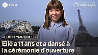 Une Montréalaise danse à la cérémonie d’ouverture des Jeux olympiques 2024 [upl. by Viola]