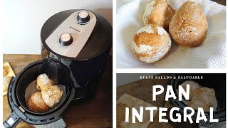 Como hacer PAN INTEGRAL en FREIDORA DE AIRE LIDL  El mejor PAN DE MASA MADRE en AIR FRYER [upl. by Fruin962]