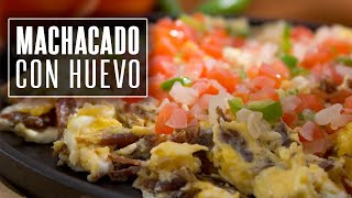 MACHACADO CON HUEVO ESTILO MONTERREY  Gfood [upl. by Blackstock]