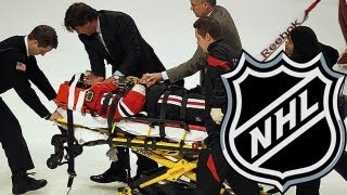 NHL playoff violence fights hits mar hockey playoffs [upl. by Aicertap]