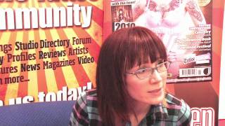 Sweet Laraine Tattoo Artist Interview at Tattoo Freeze 2010 [upl. by Shih723]