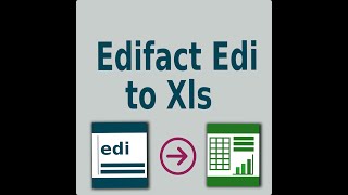 Edifact Edi To Xls converter [upl. by Nytsrik]