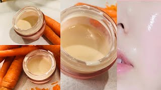 Cómo hacer Crema de Zanahoria para TODO TIPO DE PIEL  para Eliminar Manchas  Piel de Porcelana [upl. by Hsan]