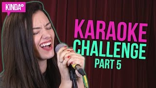 KARAOKE CHALLENGE PART 5  KindaTV ft Natasha Negovanlis [upl. by Hecht]