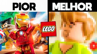 Qual o MELHOR JOGO LEGO  TODOS Os Jogos LEGO do PIOR ao MELHOR [upl. by Annaerdna]