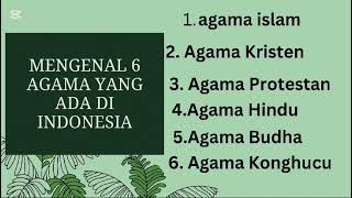 Mengenal Nama Agama di Indonesia [upl. by Calder]