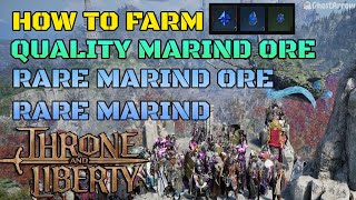 How to Find Quality Marind Ore Rare Marind Ore and Rare Marind  Throne and Liberty [upl. by Ronacin151]