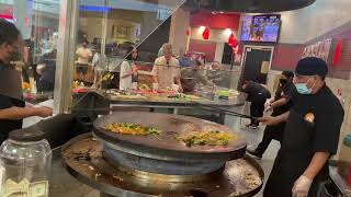 Brea shopping mall food court California 8 K travel and food vlog [upl. by Deyas]