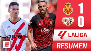 RAYO VALLECANO con JAMES RODRÍGUEZ cayó ante el MALLORCA Muriqi anotó el gol del partido  La Liga [upl. by Renmus]