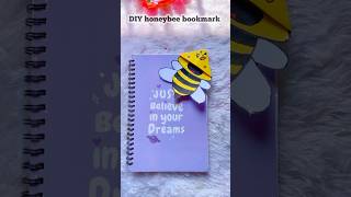 Handmade honeybee bookmark for kids satisfying shorts kids viralsong [upl. by Lenaj]