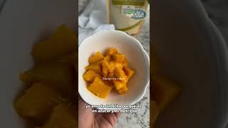 🥭CREPES RELLENOS DE MANGO🫰🏻 receta recetasfitness shorts mango cocinafit [upl. by Nahtad]