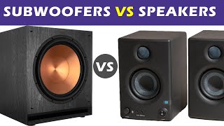 Subwoofers vs Speakers A Beginners Guide to Understanding the Basics [upl. by Kaltman]