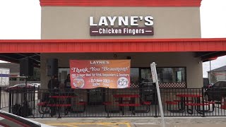 Laynes Chicken in Beaumont offering free food Monday to first responders teachers and more [upl. by Waxler942]