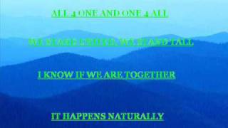 beFour  All 4 one  with Lyrics [upl. by Stafford]