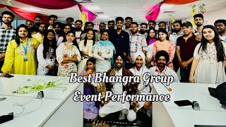 Punjabi Dance Event Video with props  Traditional Song  Rangla Punjab Simple Basic Bhangra Steps [upl. by Ahlgren]