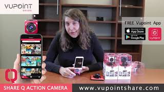 Vupoint Share Q Action Camera Holidays Promotion [upl. by Yklam]