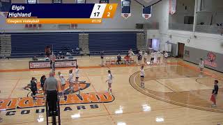 Highland Volleyball v Elgin [upl. by Wales]