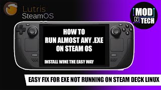 How To Run EXE Files On Steam Deck THE BEST WAY  Not Working Through Steam FIX [upl. by Emil]