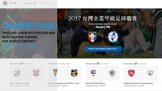 Mycujoo a new distribution and monetization channel for sports content [upl. by Yreffeg]