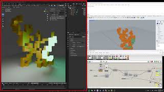 Blender Grasshopper Live Link  Portal 031 demo [upl. by Ziul]