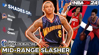 Best ROOKIE MONTE ELLIS build in NBA 2K24 [upl. by Toft]