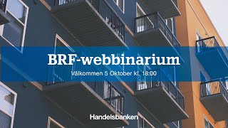 Handelsbanken BRFwebbinarium [upl. by Atsev]