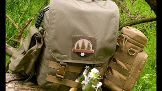 The Hidden Woodsmen  Day Ruck and Accessories  A Hike and Review [upl. by Tolecnal839]