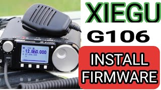 XIEGU G106  FRIMWARE UPDATE EASY amp Bluetooth Speaker [upl. by Guyer729]