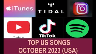 Top US Songs Of OCT 2023Drake D Cat T Swift SA B Bunny J Kook J Harlow M Wallen Sza O Rodr [upl. by Fanya]