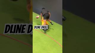 DLINE HOOP DRILL keep it simple dline drills defensiveline [upl. by Frodeen]