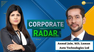 Corporate Radar  Anmol Jain MD Lumax Auto Technologies Ltd In Talk With Zee Business [upl. by Atinob322]